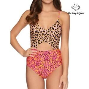 Arizona Jean Co. Juniors Leopard One Piece Size S